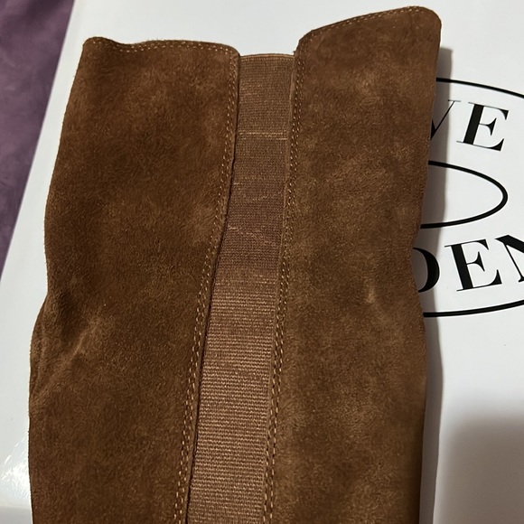 Giselle chestnut Suede boots Steve Madden - Picture 5 of 5